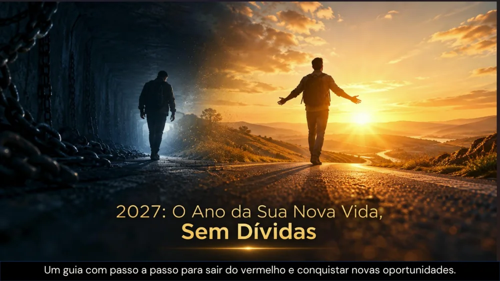 Capa do e-book 2027: o ano da sua nova vida sem dívidas