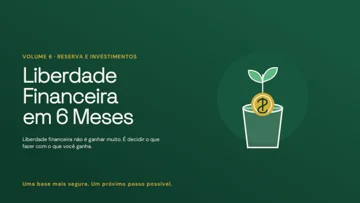 Capa do volume 6: Reserva e investimentos